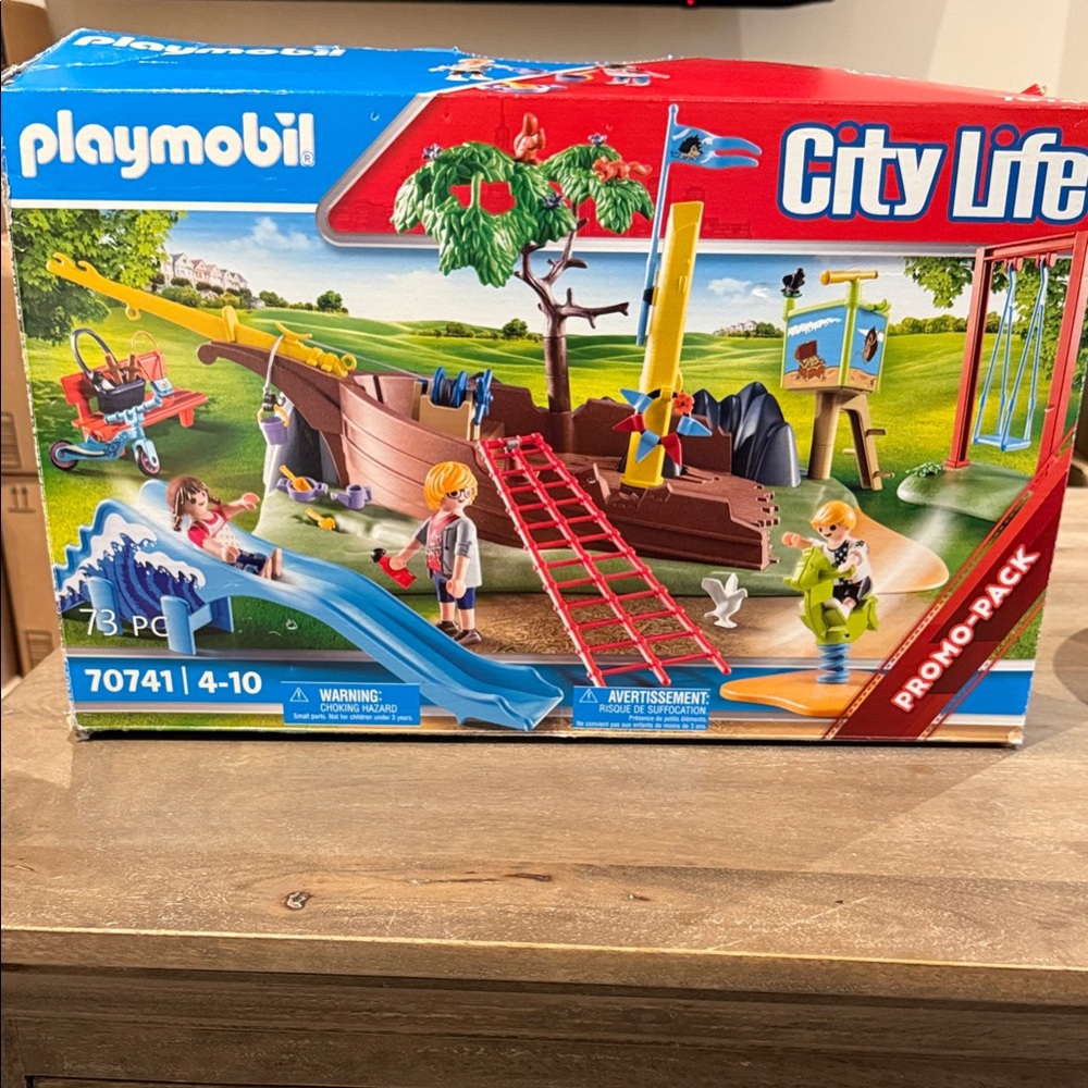Playmobil City Life Playground Set - 70741 (73 pieces)